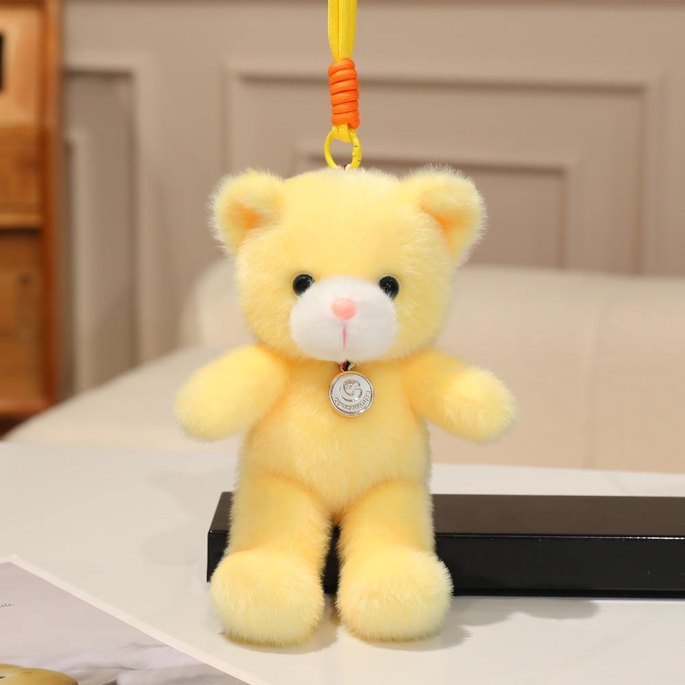 Anti-lost Colorful Bear Pendant Cartoon Bear Plush KeyChain  Kids Birthday Gift