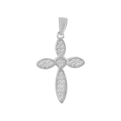 Silver Cross with Cubic Zirkonia (2080763)