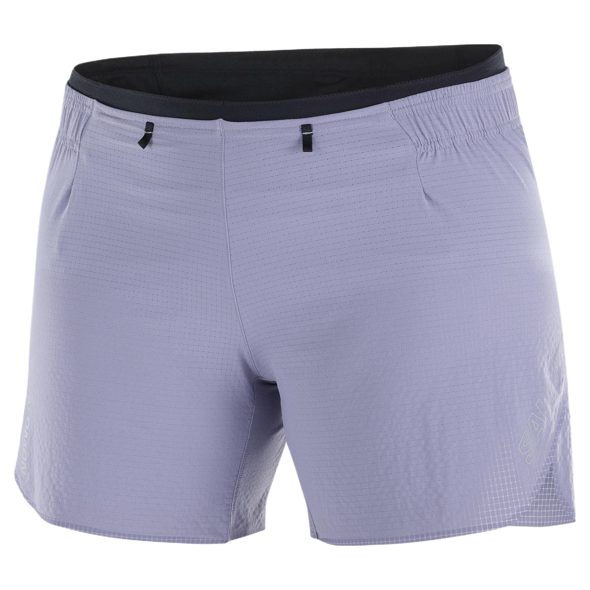 

Salomon Sense Aero Solid Color Comfortable Versatile Three-Quarter Casual Shorts Women shorts Blue Granite C24379 M