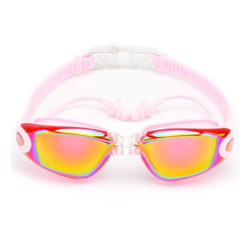 Professionelle Schwimmbrille Myopie Herren Damen Ohrstöpsel Wasserdicht Antibeschlag Erwachsene Schwimmbadbrille Natacion Schwimmbrille