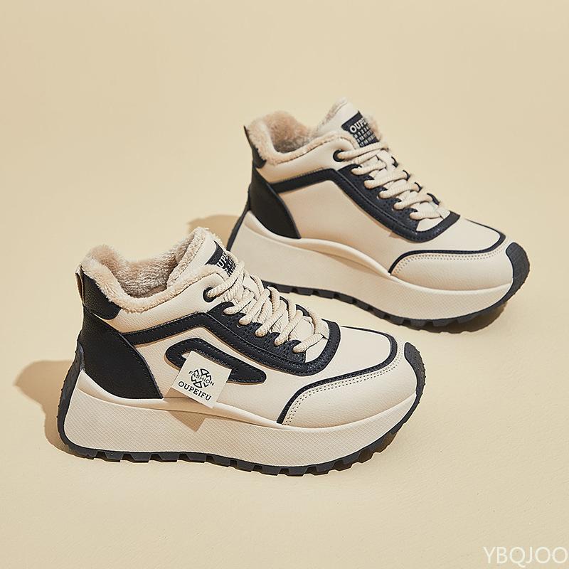 

Новая женская весенняя модная универсальная обувь для бега и спорта, толстая подошва, увеличенная высота, повседневная удобная женская обувь 35