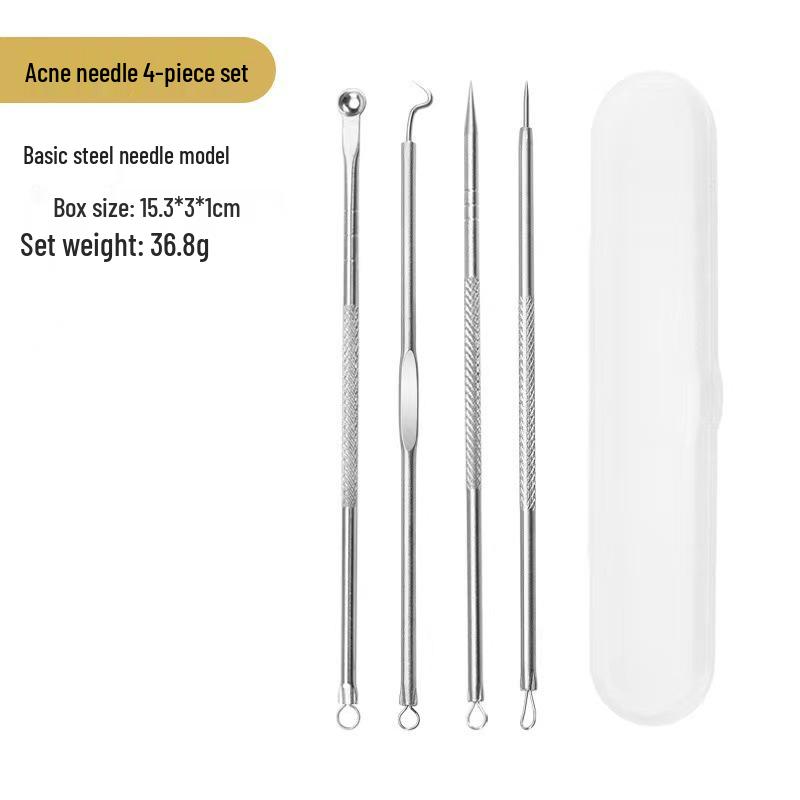 Stainless Steel Blackhead & Acne Remover Needle Kit