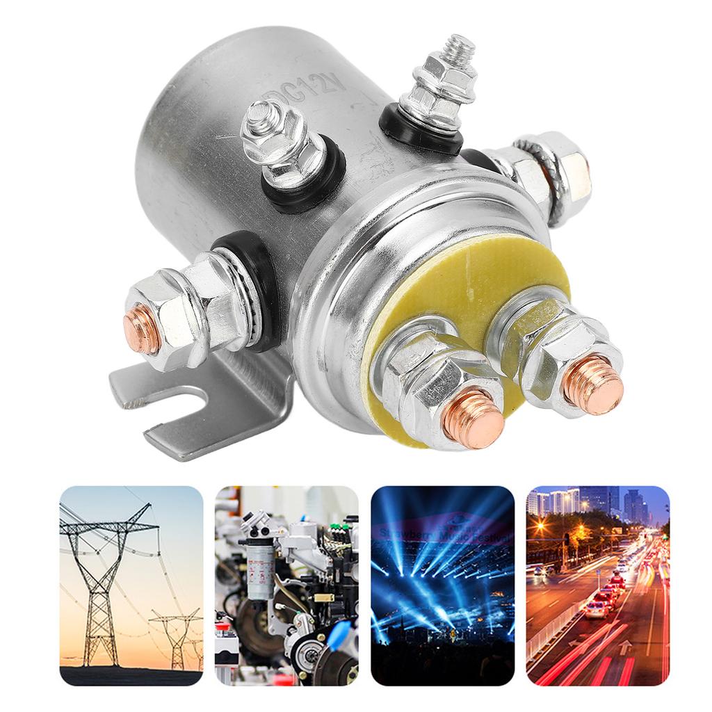 Electric Winch Relay Winch Relay 300A Waterproof Starter Relay Accessory for Off Road Vehicle ATV  12V Waterproof Winch Relay
