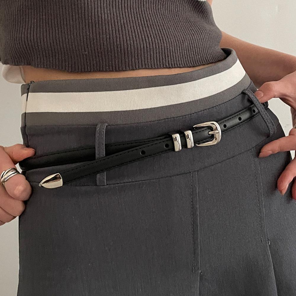 Adjustable Women's Belt Korean Style Jeans Waist Band Fashion Y2k Waist Belt  Trouser Decoration