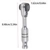 Functional 1/4inch Ratcheting Wrench Ideal For Home Repair Automotive Tasks And Furniture Assembly With Smooth Operation