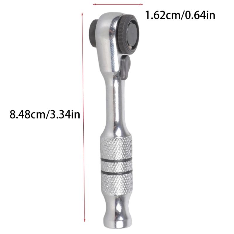 Functional 1/4inch Ratcheting Wrench Ideal For Home Repair Automotive Tasks And Furniture Assembly With Smooth Operation
