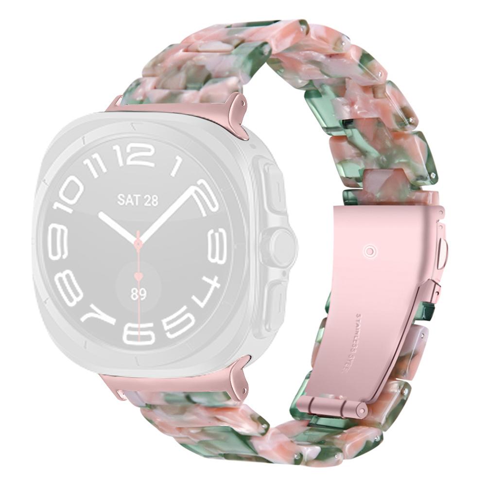 For Samsung Galaxy Watch Ultra (2025) 47mm Watch Strap Acrylic Resin Waterproof Wrist Band