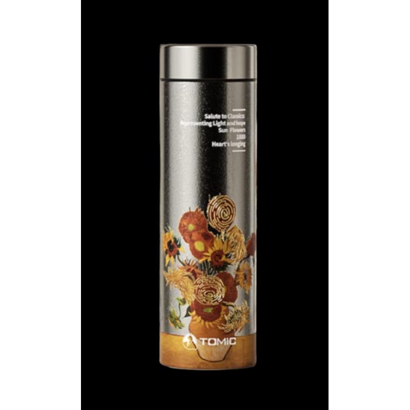 Temok Van Gogh Sunflower Pure Titanium Insulated Bottle 300ml