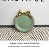 3D Resin Bow Macaron Color Desktop Ornament and Photography Prop Tray