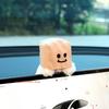 Plush Doll Car Interior Accessories Decorations Screen Car Dashboard trument Panel Display Screen Car Accessories Cute