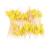 100 Pcs Disposable Bamboo Picks Food Fruit Cocktail Handmade Toothpicks