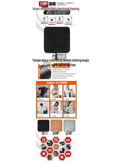 Winter Warm Soft Plush Heating Seat Cushion for Office Chair