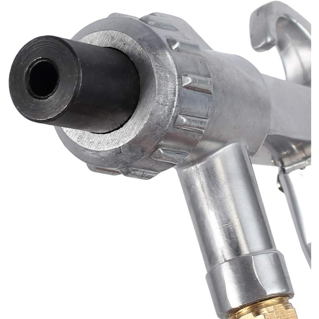 Sand Blasting Guns Sandblaster + 4Pcs Ceramic Nozzles + Extra Iron Nozzle Tip Set