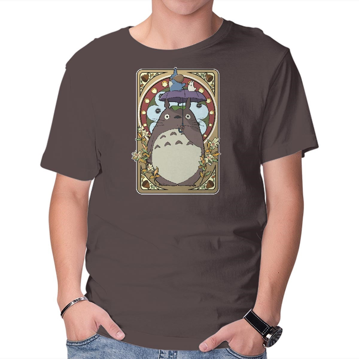 Unisex Crew Neck T-Shirt Neighbour Nouveau Graphic Short Sleeve Casual Tee XXXXL