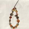 Vintage Style Phone Case Keychain Bead Key Chain New Bead Bracelet Wrist Strap  Gifts