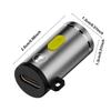 Small LED Flashlights Pocket Flashlight High Lumens Pen Light Waterproof Portable Pocket Lights External Type-c Cable Plug Play