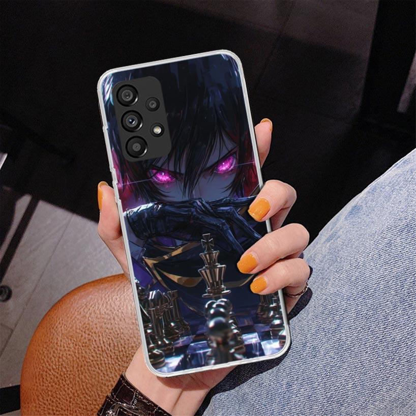 Code Geass Anime Phone Case For Samsung Galaxy A52 A32 A22 A12 A51 A31 A50S A30S A20S A10S Note 20 Ultra 10 Plus S10 A72 A71 Gal