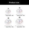 60PCS Colorful PVC Spheres Ornament Decorative Baubles Decoration Shatterproof Christmas Tree Orbs For Holiday Party