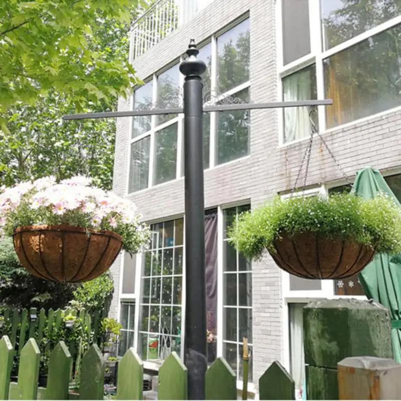 8/10/12/14 Inch Metal Hanging Basket For Plants Flower Garden Pot Planters Round Wire Plant Holder Pots For Home Balcony Decor