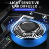 1pcs Solar Aromatherapy Car Interior Air Freshener Center Console Decoration Rotatable Rotation Fragrance Ornament Air Freshener