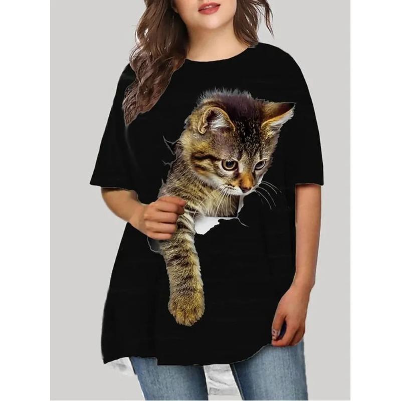 

Летняя мода 3D-печать Женская одежда Дышащий Тренд Универсальный XS