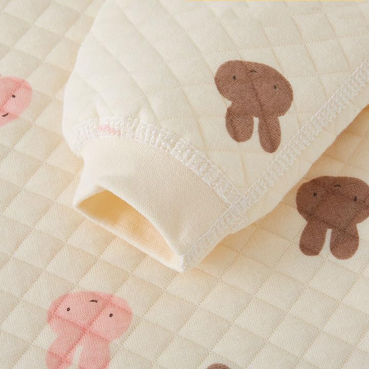 Pajamas Baby Clothes Girls Clothes Belly Wrap Girls Boys Spring Autumn Winter Clothes Thick Cotton Long Sleeve Girls Loungewear Sleepwear Top and