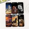 Phone Cover for Samsung Galaxy S25 S24 S23 FE Ultra Plus S7 Edge S25+ S23+ A56 5G Casing Soft Case Running Wild Horse Wallpaper