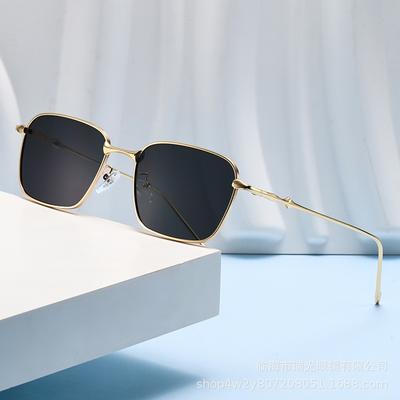 Metal Sunglasses For Women Square Gradient Pink Outdoor Travel Men Sunglasses Retro Luxury Brand Female Sun Glasses UV400