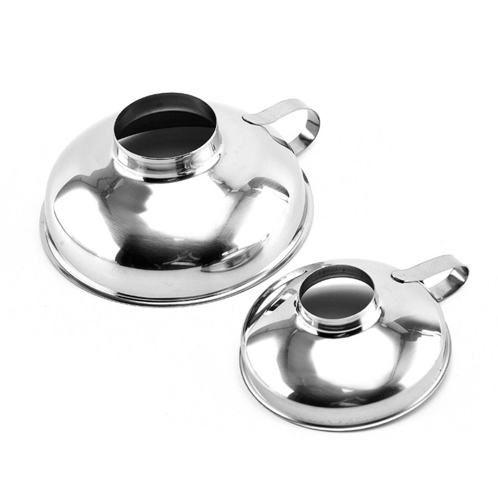 Mouth for Mason Jars Stainless Steel Salad Dressing Funnel Cup Filter Canning Funnel Oil Hopper