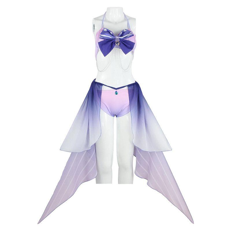 Genshin Impact Sangonomiya Kokomi Swimsuit Cosplay Costume Sexy Women's Cosplay Swimwear Anime Role-Playing Outfit In Stock