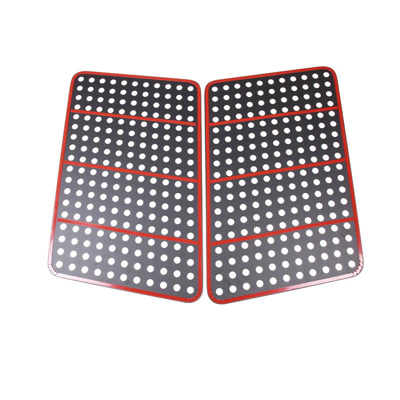 For Mercedes Benz G Class W463 2004-18 Aluminum Alloy Car Rear Window Honeycomb Window Glass Guard Protection Panel Accessories