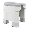 Adult Portable Toilet Home Indoor Bedroom Bedside Use for Elderly Pregnant Women Grey