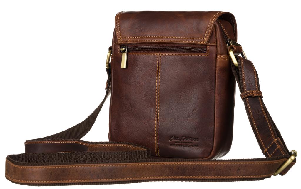 PTN TB-708-COM COGNA leather bag
