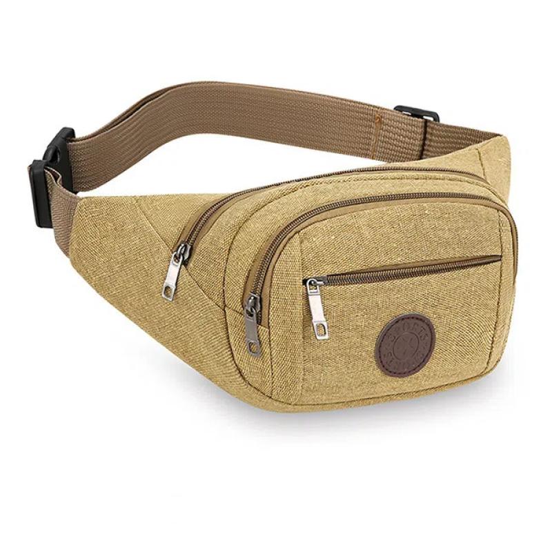 Men'S Outdoor Waist Pack Chest Pack Rainproof Lightweight Wear-Resistant Suitable For Hiking Running Outdoor Activities