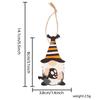 Wooden Halloween Unique Ghost Pumpkin Hanging Ornaments Perfect For Spooky Decor Party