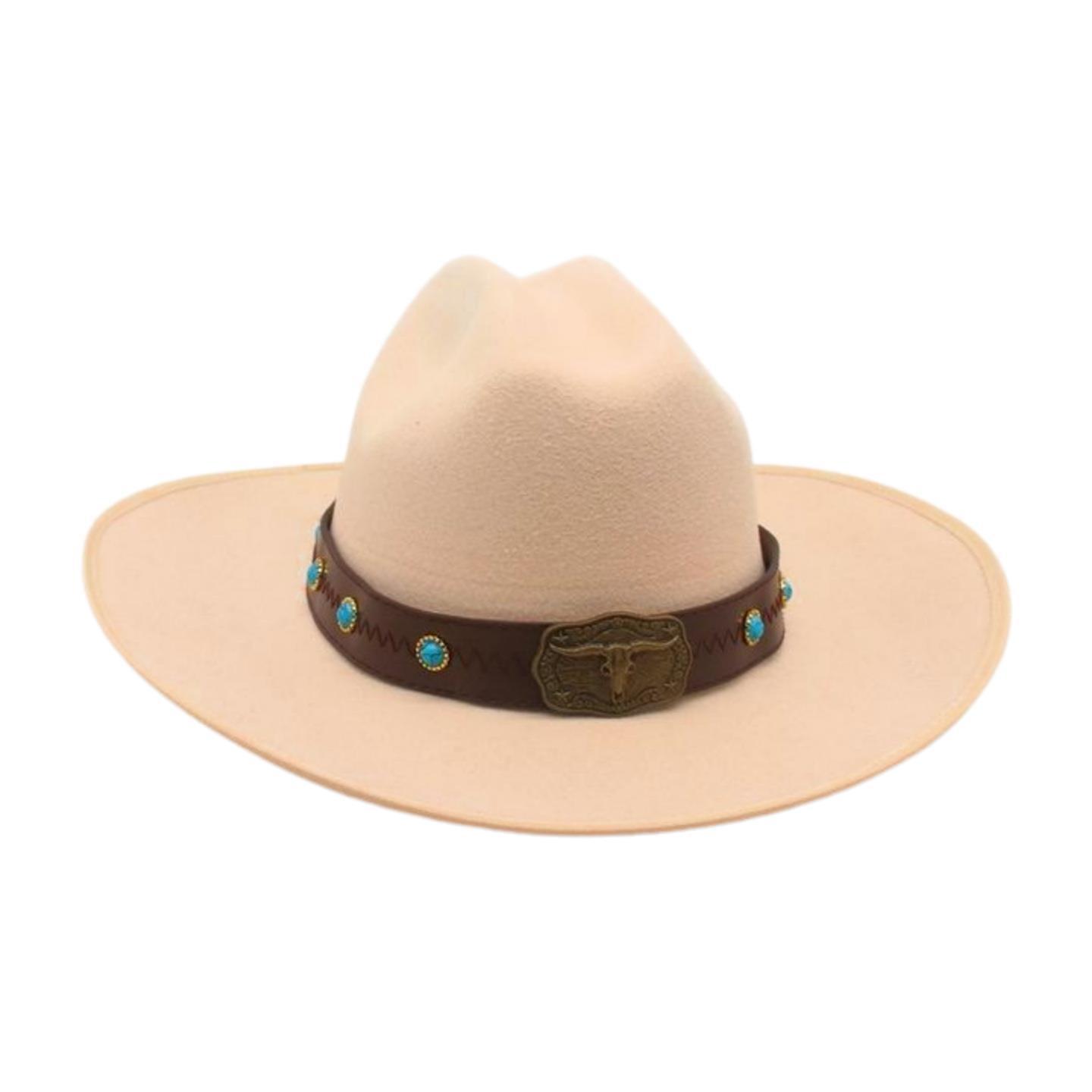 

Street Photography Jazz Hat British Style Big-Brimmed Top Hat Woolen Color Matching High-End Jazz Hat One size fits all [one-word m large eaves]