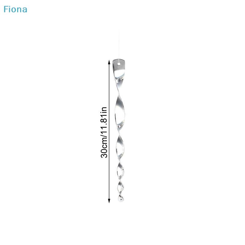 6/10/12Pcs Sparkling Bird Repellent Spiral Reflectors Silvery PS Hanging Deterrents For Garden Scare Away Woodpeckers Pigeons