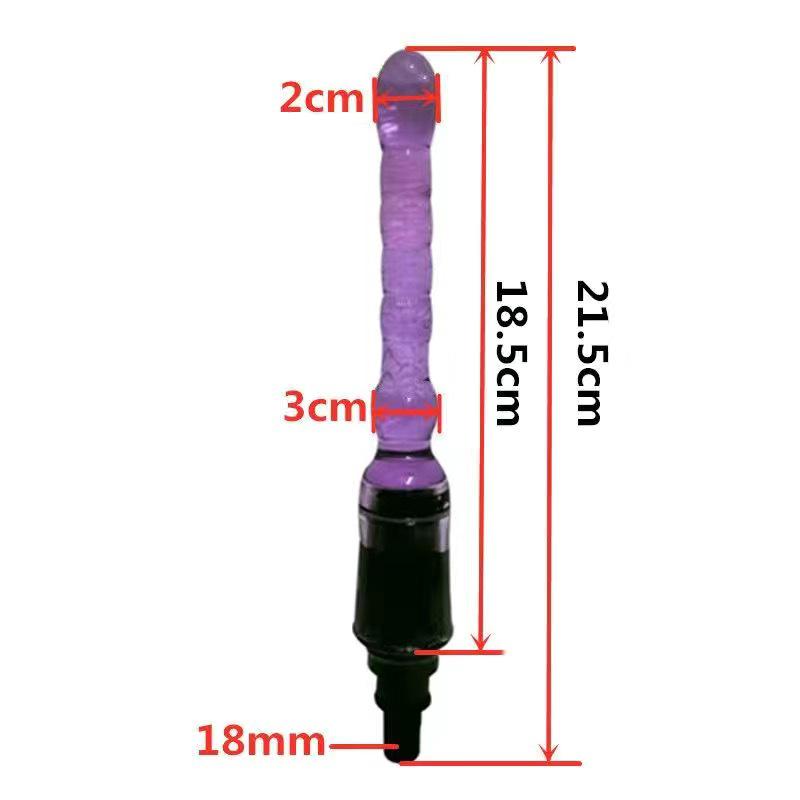Fascial Gun Dildo Head Vibrator for Erotic Simulation (18~19mm)