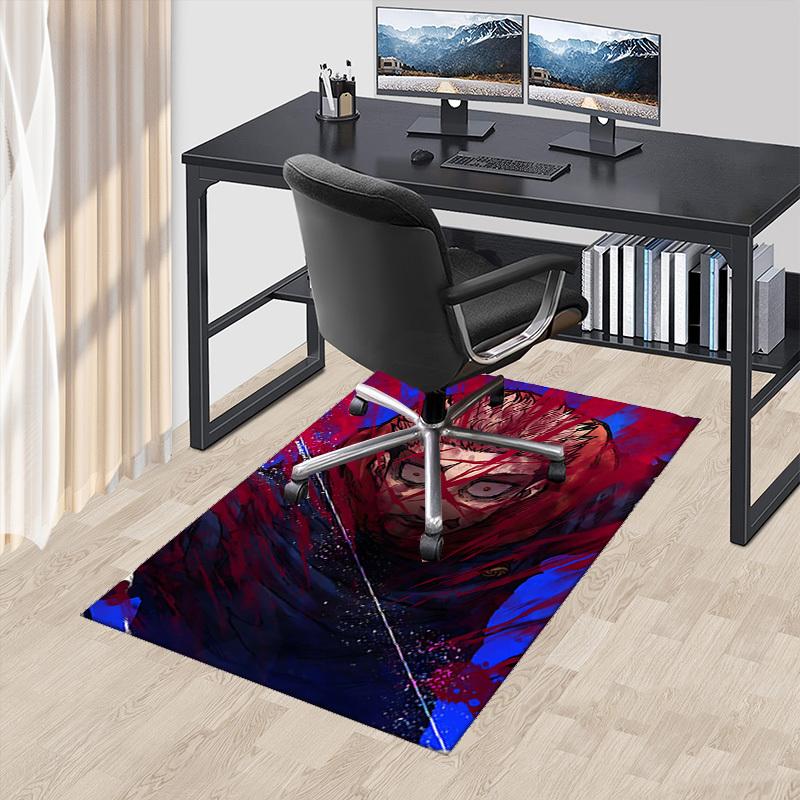 

1pc Anime Cartoon Design Jujutsu Kaisen Satoru Gojo Chair Mat - Office Desk Pad, Non-Slip Carpet for Home Decor, Suitable for All Seasons.U025 60cm by 90cm