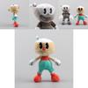 Charming Cuphead Plush Toys Cuphead Puphead And Bw Soft Stuffed Doll For Kids Gifts 25 Cm