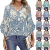 Blouses For Women Dressy Casual 3/4 Length Sleeve Womens Tops V Neck Tshirts Shirts With Flared Sleeve