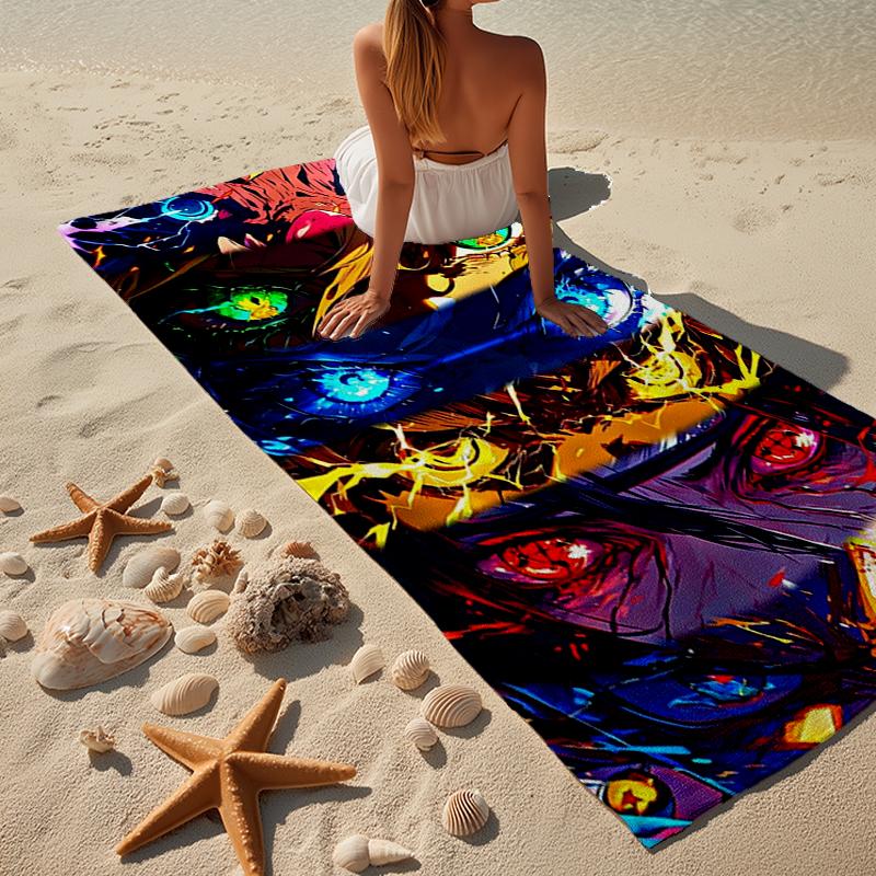 Anime Slayer Adventure  Beach Towel, Super Soft Microfiber, Gift for Her/Him, Birthday, for Pool, Beach, Travel, Home Decor Fan Gifts