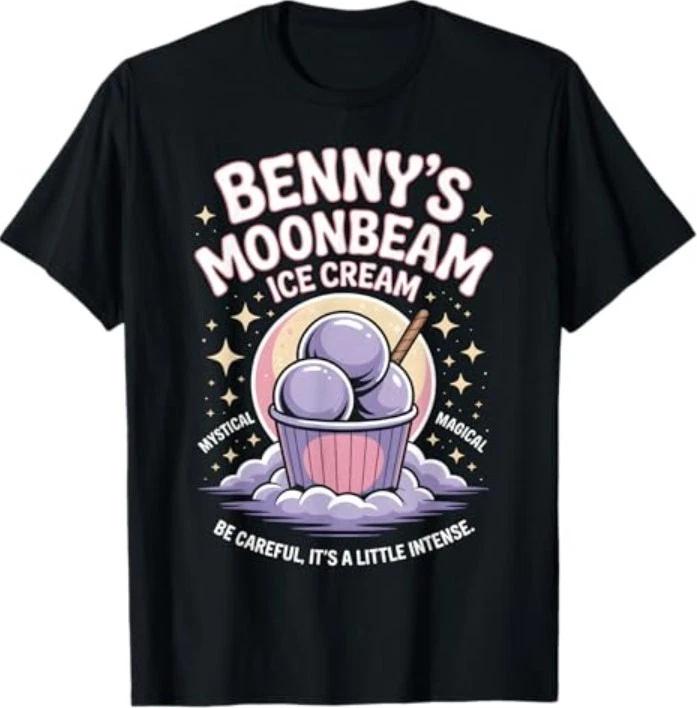 Vintage Moonbeam Ice Cream, Retro Lover Design T-Shirt S