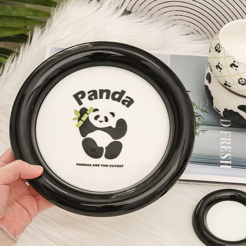 Cute Panda Ceramic Dinner Plate