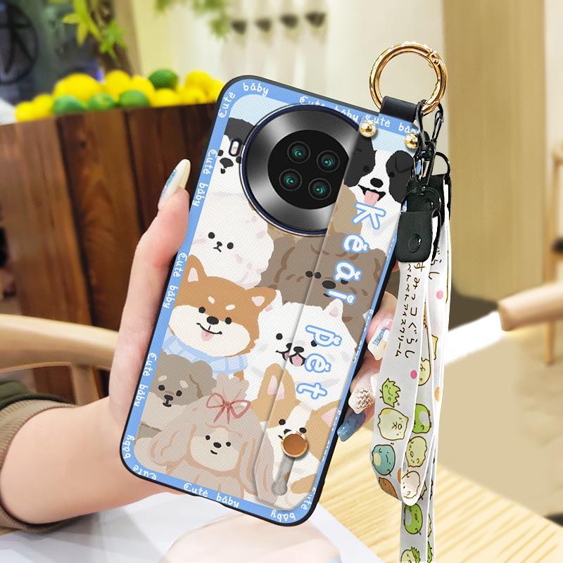 Ring Durable Phone Case For Cubot Note20 Protective Anti-knock Waterproof Shockproof Wristband Cartoon Dirt-resistant