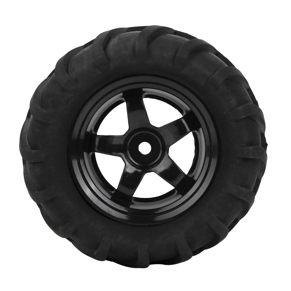 2pcs 82mm RC Rubber Wheel Tire Tyre for 1 16 Remote Control Racing Car Buggy Truck