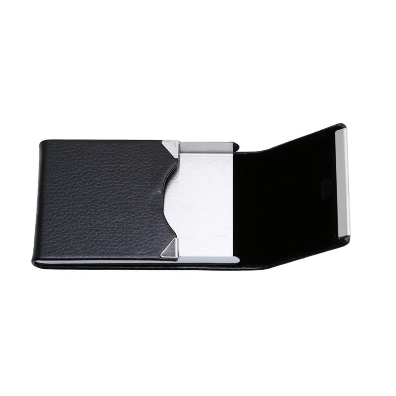 Dámské kreativní pouzdro na vizitky Přenosné pouzdro na jmenovky z PU