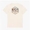 Rab Men S T ShirT STance mounTain Peak Logo Qcb 66 Ecru