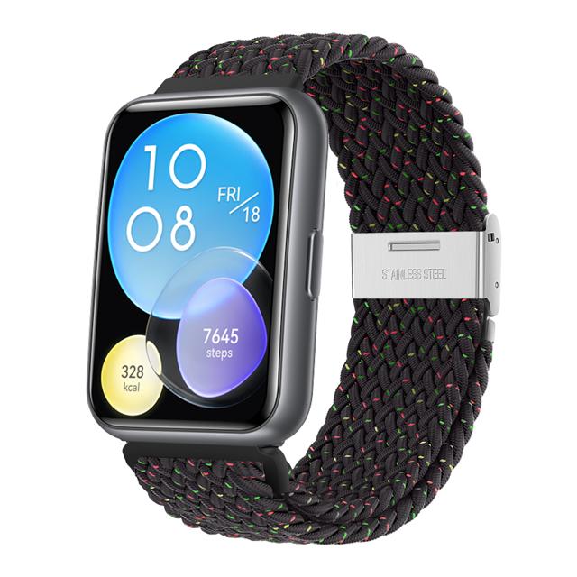 

Нейлоновий ремінець для HUAWEI watch fit 2 ремінець для годинника аксесуари плетіний solo loop ремінець браслет для HUAWEI watch fit2 новий ремінець HUAWEI fit 2