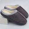 Winter wear suede couple cotton slippers thick bottom warm non-slip home indoor new hair drag men and women